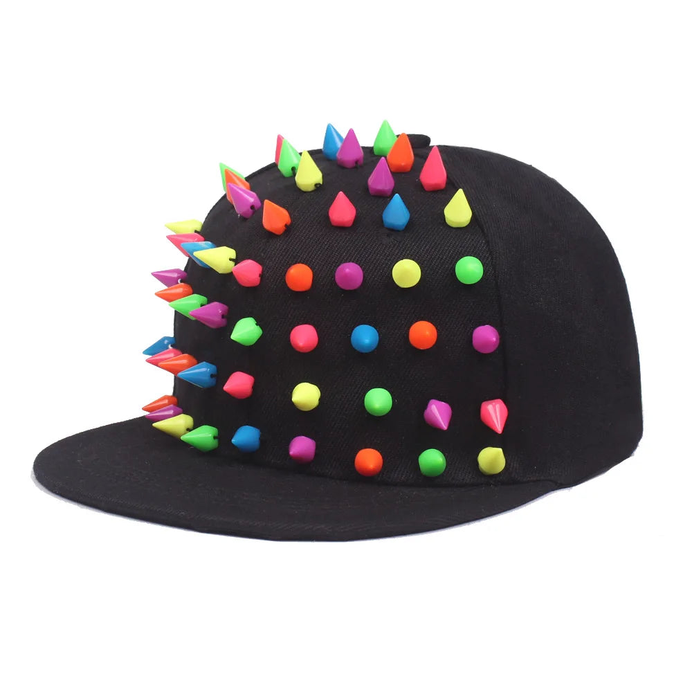 Idopy Men`s Studded Baseball Cap