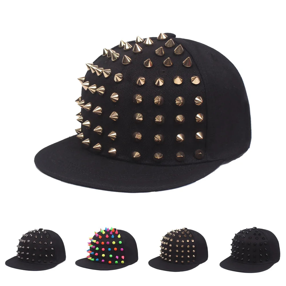 Idopy Men`s Studded Baseball Cap