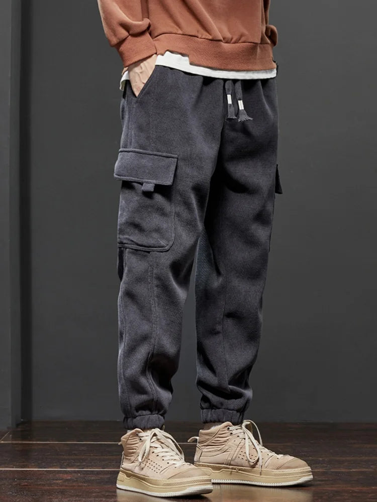 Spring Autumn New Style Elastic Waist Casual Pants