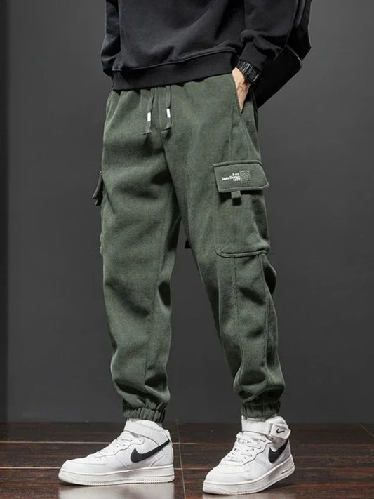 Spring Autumn New Style Elastic Waist Casual Pants