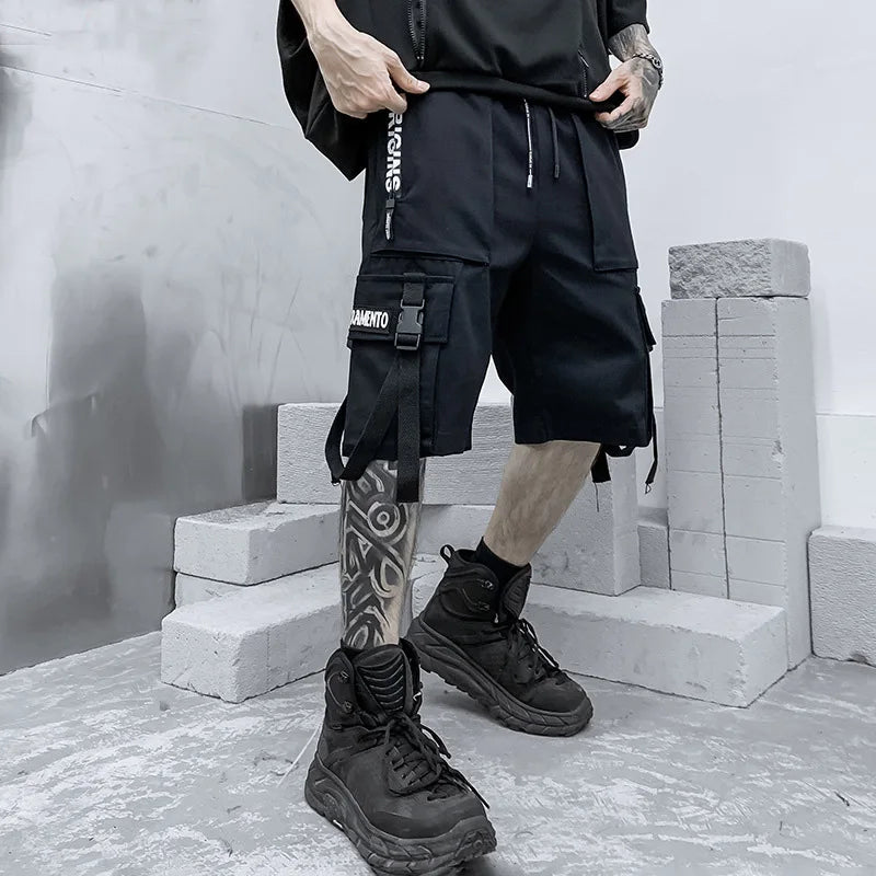 Harajuku Streetwear Casual Man's Cargo Shorts