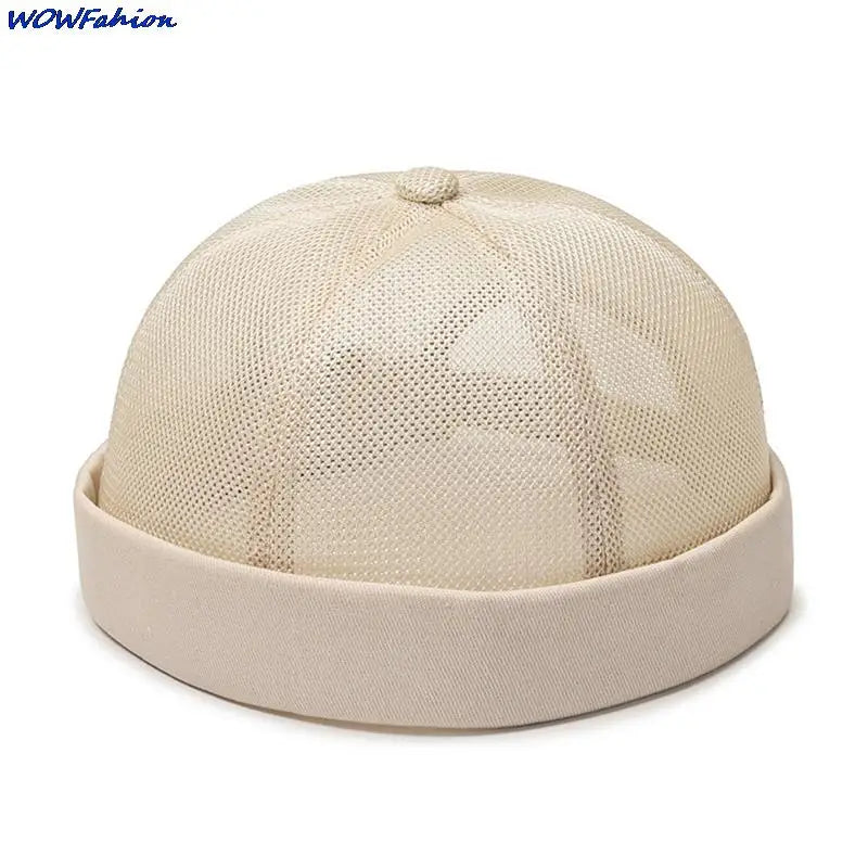 Mens Breathable Mesh Brimless Caps