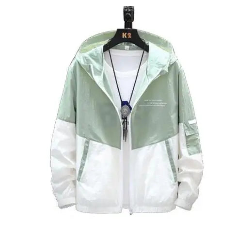 Flocking Hip Hop Loose Casual Bomber Jacket