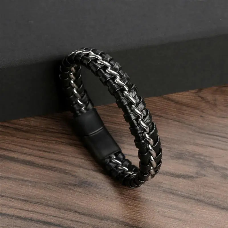 Braided Leather Bracelet