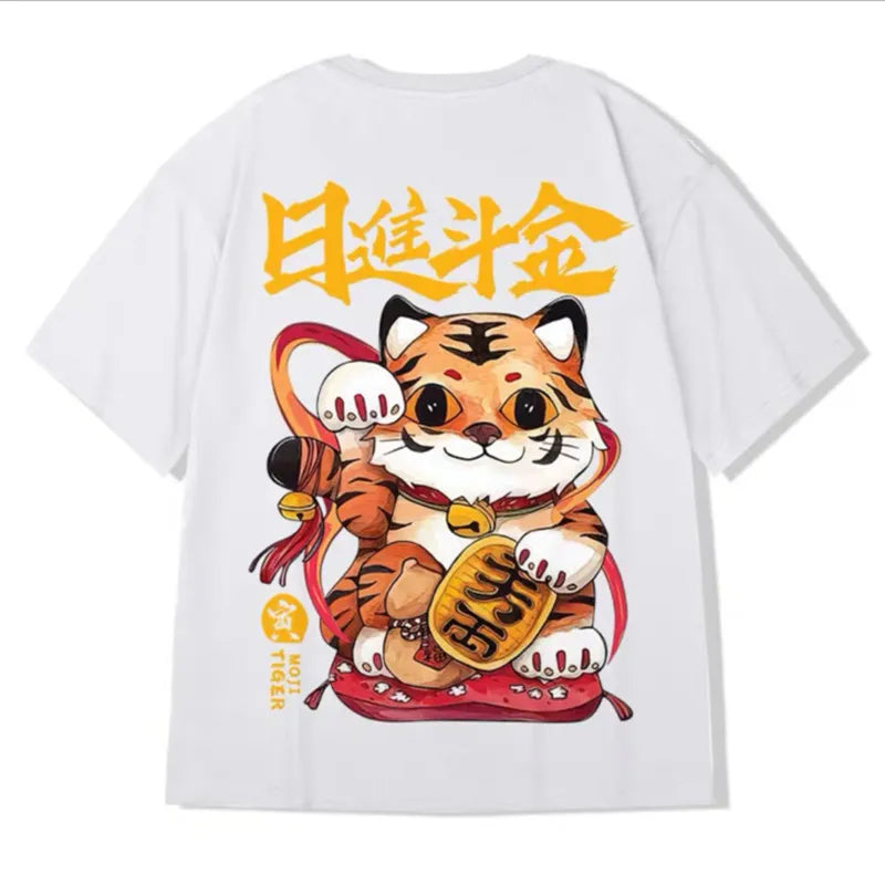 Breathable Man Loose Y2k Clothes Streetwear Tees