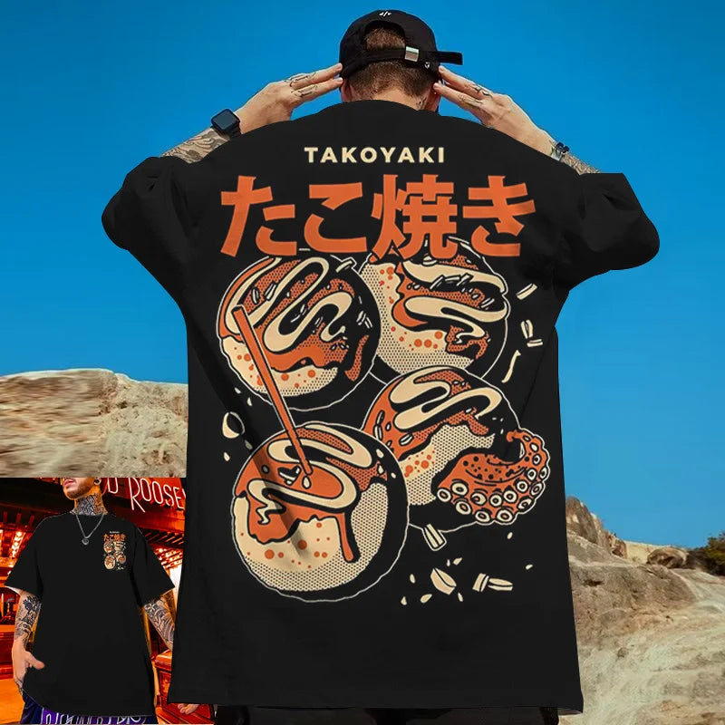 Japanese Food Print T-shirts