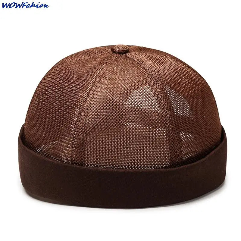 Mens Breathable Mesh Brimless Caps