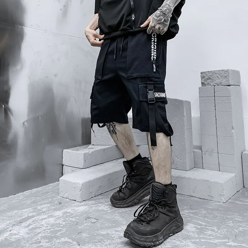 Harajuku Streetwear Casual Man's Cargo Shorts