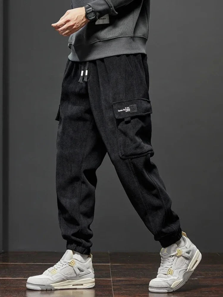 Spring Autumn New Style Elastic Waist Casual Pants