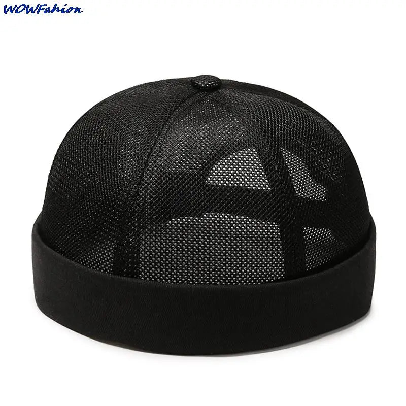 Mens Breathable Mesh Brimless Caps