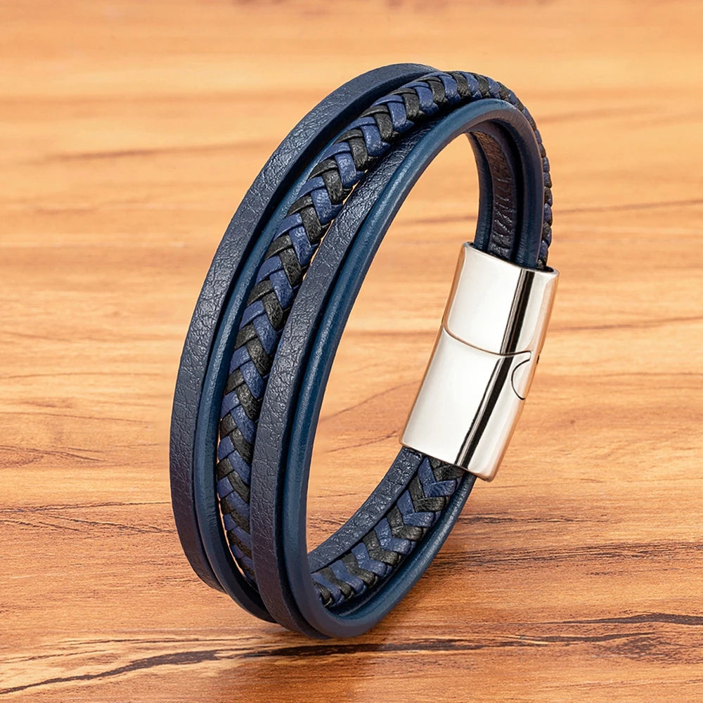 Trendy Multi-layer Men Bracelet