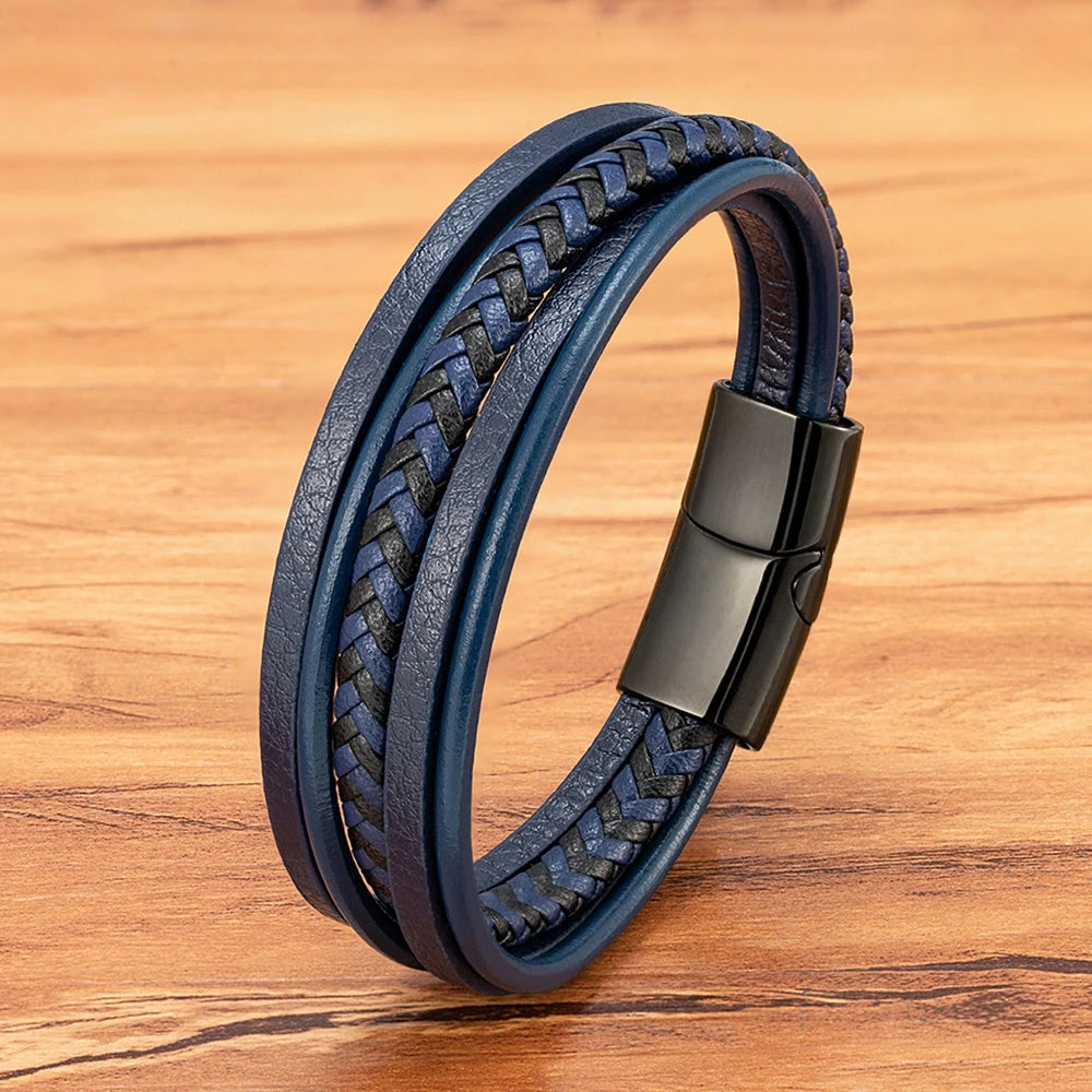 Trendy Multi-layer Men Bracelet