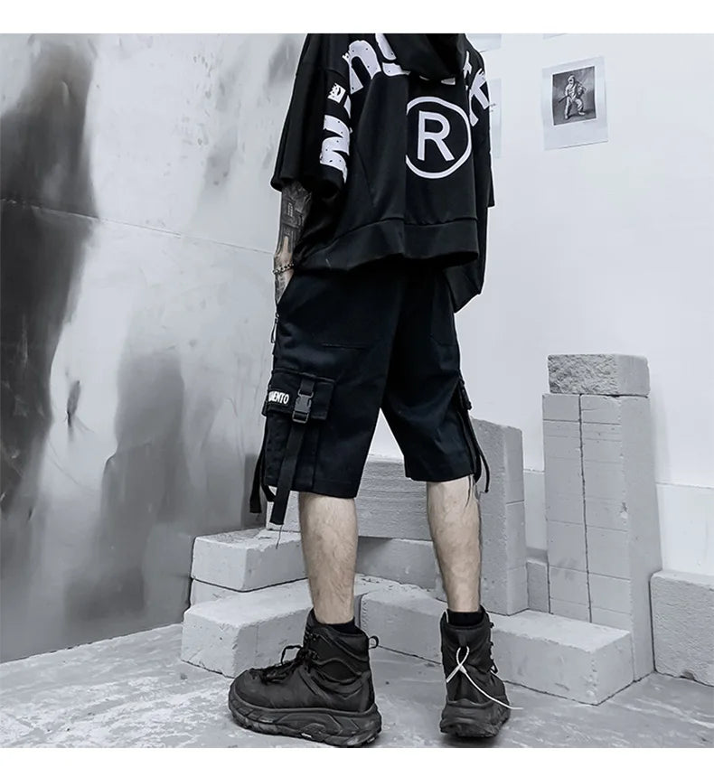 Harajuku Streetwear Casual Man's Cargo Shorts