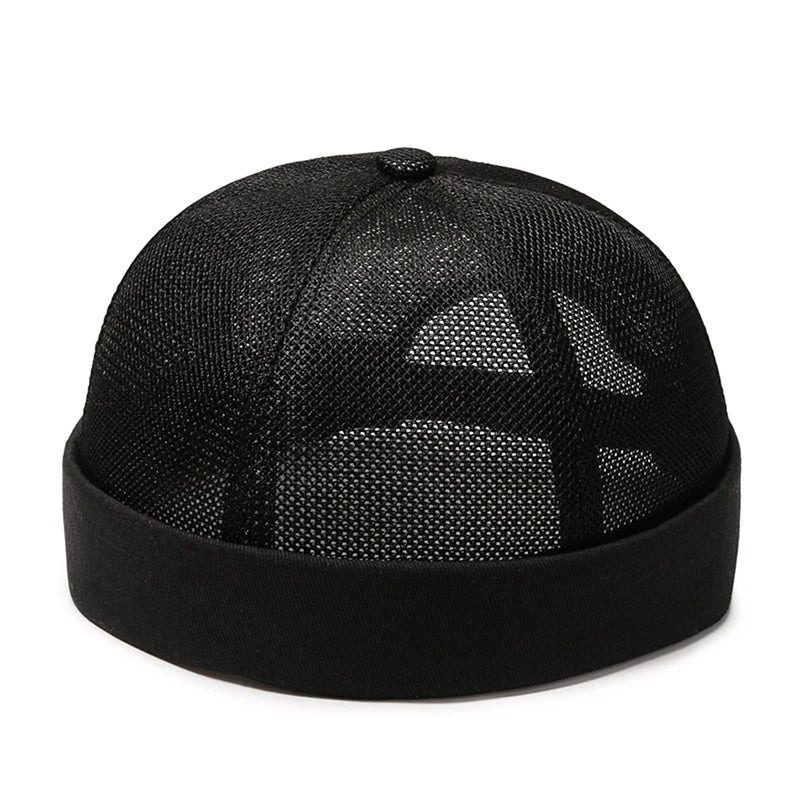 Mens Breathable Mesh Brimless Caps