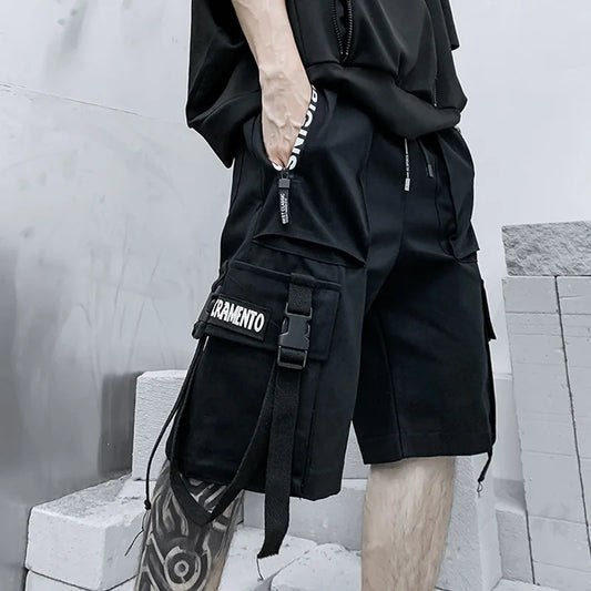 Harajuku Streetwear Casual Man's Cargo Shorts