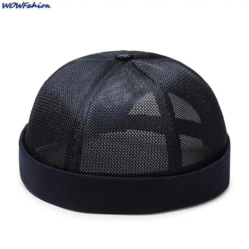 Mens Breathable Mesh Brimless Caps