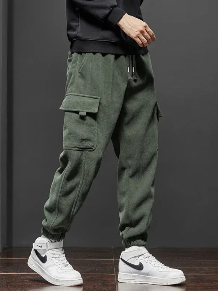 Spring Autumn New Style Elastic Waist Casual Pants